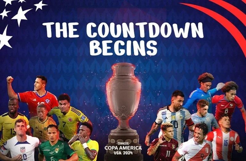 Copa America every few years and the specific competition format